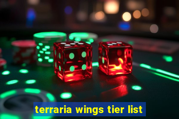 terraria wings tier list